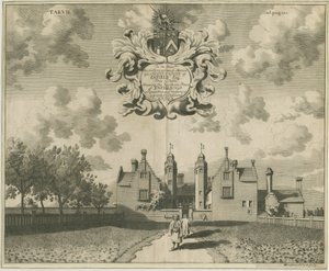 Enville Hall: kopparplåtgravyr, nd [1653-1686] av Michael Burghers