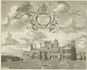 Fisherwick Hall: kopparplåtgravyr, nd [1653-1686] (tryck) av Michael Burghers
