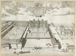 Ingestre Hall: kopparstick, nd [1653-1686]