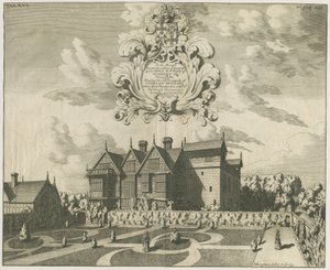 Madeley Manor House: gravyr, nd [c 1686] (tryck)