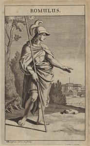Romulus, en av Roms mytomspunna tvillinggrundare