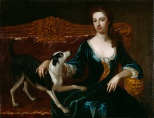 "Elizabeth Grey, senare grevinna av Portsmouth", 1700-talet.
