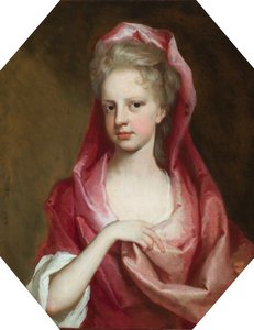 Porträtt av Lady Anne Seymour, markisinnan av Carmarthen (olja på duk) av Michael Dahl