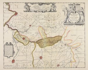 Mechlinia dominium et Aerschot ducatus / auctore Michaele Flor. a Langren ... av Michael Floris van Langren