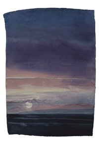 Solnedgång över ön av Michael Frith