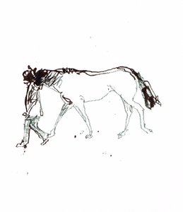 Utan titel, 2018 (akvarell på papper) av Michael Frith