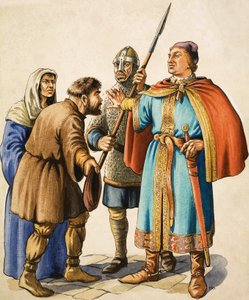 Henrik II lyssnar till en ödmjuk undersåtes klagomål