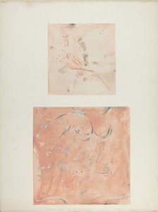 Fragment av väggdekoration, ca. 1940.