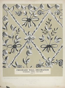 Frihandsdekoration, ca. 1939.