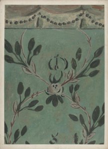 Väggdekoration med fri hand, 19351942.