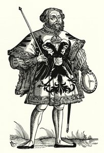 En tysk kejserlig herald (gravyr)