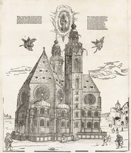 Den vackra jungfruns nya kyrka i Regensburg