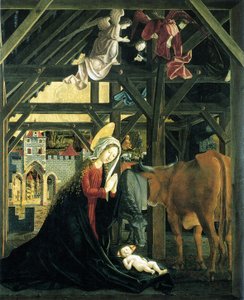 Födelsealtartavla i kyrkan St. Wolfgang im Salzkammergut, 1481