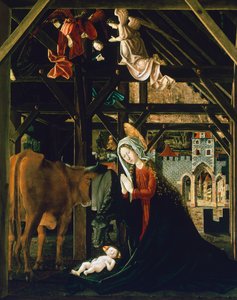 Nativity, från St. Wolfgang altartavla