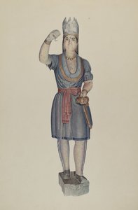 Cigarraffär Indian, ca. 1938.