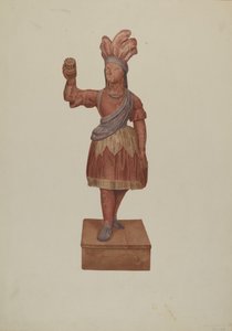 Cigarraffär Indian, ca. 1939.
