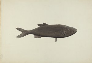 Fisk väderflöjel, ca. 1939.