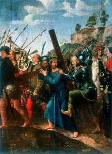 Jesus på vägen till Golgata, sent 1400-tal tidigt 1500-tal