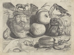 Studieblad med ritningsexempel: porträtt, djur, insekter Ritningsexempel (serietitel)