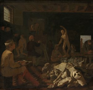 En målarstudio