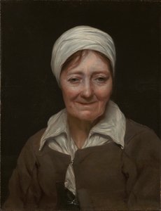 Head of a Woman, ca 1654 (olja på panel) av Michael Sweerts