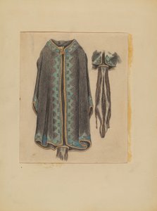 Svart Cotton Coat