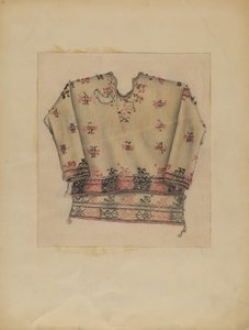 Broderad damklänning