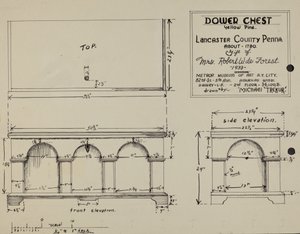 Pa. Tysk Dower Chest