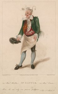 Mr Gattie som Monsieur Morbleu i Monsieur Tonson