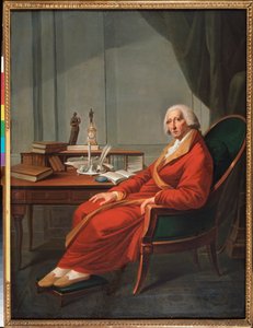 Porträtt av Rysslands kejserliga kansler greve Ivan Osterman (1725-1811) (porträtt av Rysslands kejserliga kansler greve Ivan Osterman) - Målning av Michail Fyodorovich Volnov (1759-1826), olja på duk av Michail Fyodorovich Voinov