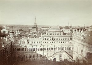 Fasad av Terem Palace i Moskva Kreml. Albumin Foto av Michail Michailoich Panov (1836-1894) av Michail Michailovich Panov