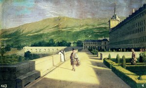 Munkarnas trädgård vid klostret San Lorenzo del Escorial