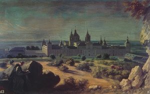 Kungliga klostret San Lorenzo, El Escorial. Omkring 1722