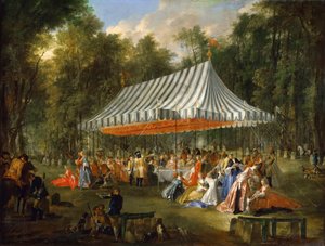 Firande ges av le Prince Louis François de Conti för att hedra Charles William Ferdinand, Heredi