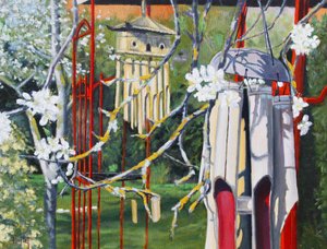 Le Printemps Musical, 2003 (olja på pannå) av Michel Bultet