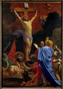 Kristus på korset. Målning av Michel Dorigny (1617-1665)