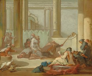 Tillbedjan av skallarna, ca. 17331734.
