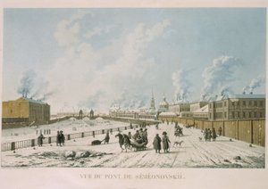 Semyonovsky-bron i Sankt Petersburg, 1813