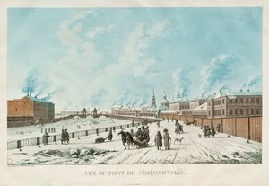 Semyonovsky-bron i Sankt Petersburg, 1813