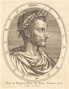 Pierre de Ronsard av Michel Lasne