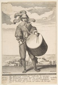 Trumslagaren, 1620-1667. av Michel Lasne