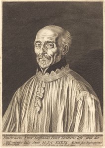 Etienne Binet av Michel Lasne after Charles Le Brun