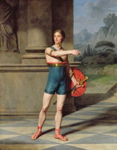 Porträtt av Nicolas Baptiste i rollen som Horace