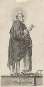 De helige Raymond van Peñafort St. Raymond Founds. legosoldat (titel på objekt) av Michel Natalis