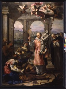 Miracle of Saint Hyacinth (olja på duk)