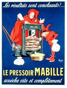 Affisch som satiriserar de nya skatterna (färg litho) av Michel called Mich Liebeaux