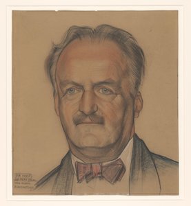 Porträtt av Richard Nicolaus Roland Holst av Michel de Klerk