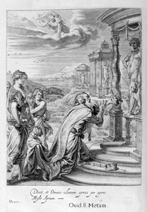 Oeneus, kung av Calydon, som försummat Diana i ett offer straffas för sin ogudaktighet, 1655