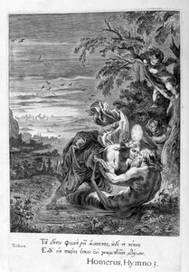 Tithonus, Eoss älskare, förvandlades till en gräshoppa, 1655