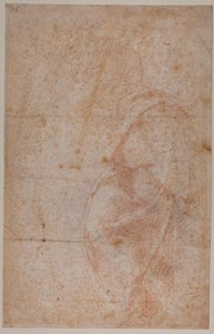 Figurstudier av Michelangelo (after) Buonarroti
